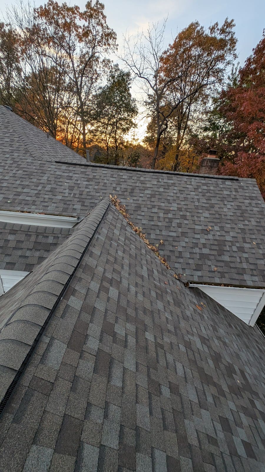 Storm damaged shingle replacement in Dublin OH