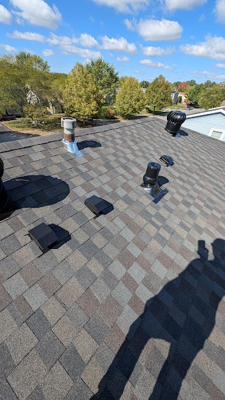 Residential re-roofing project in Worthington OH