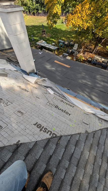 Complete roof overhaul on Powell OH residence