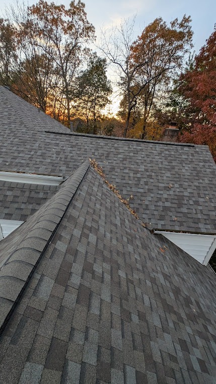 Storm damaged shingle replacement in Dublin OH