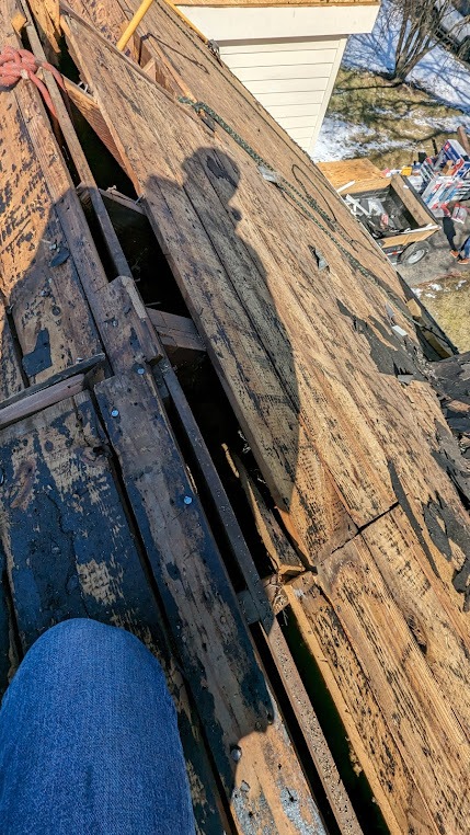 Storm damage roof repair in Westerville OH