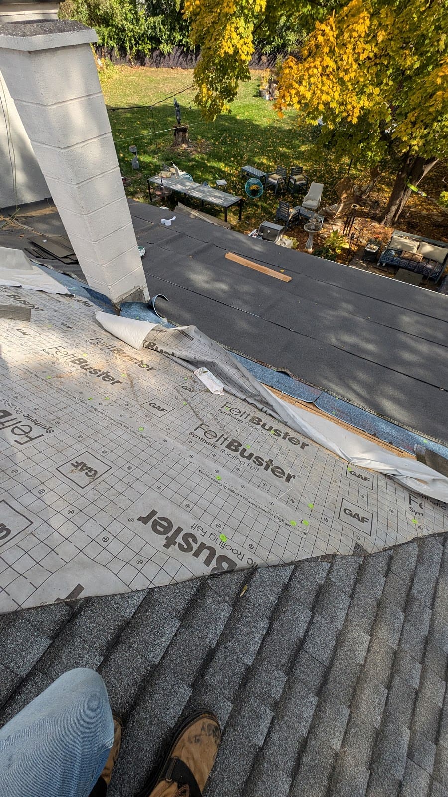 Complete roof overhaul on Powell OH residence