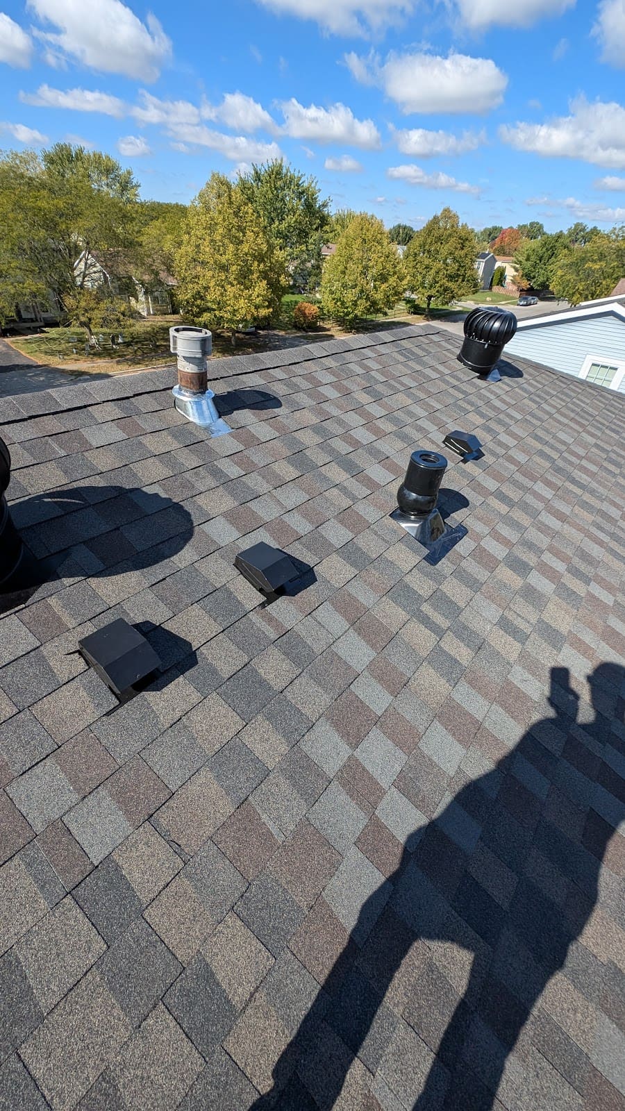 Residential re-roofing project in Worthington OH
